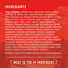 Stella & Chewy's Wild Red, ingredientes de carne entera para nutrición completa.