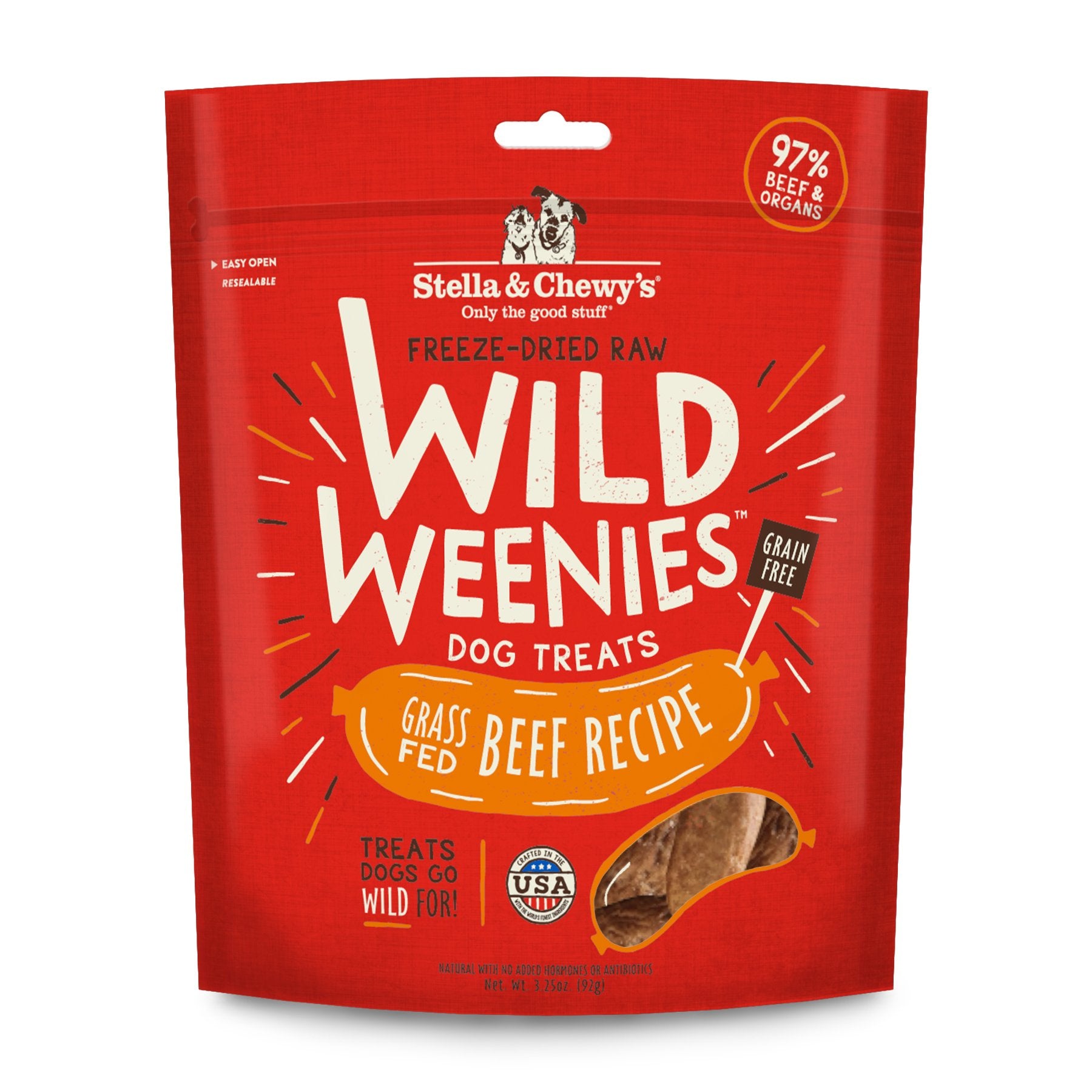 Stella & Chewy's Wild Weenies: entrenamiento fácil con tamaño ideal para perros.