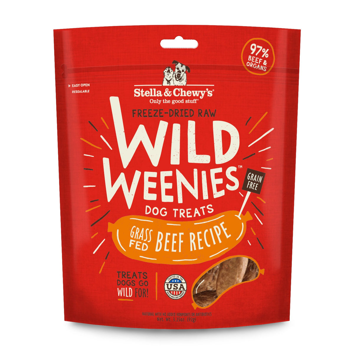 Stella & Chewy's Wild Weenies: entrenamiento fácil con tamaño ideal para perros.