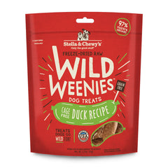 Stella & Chewy's Wild Weenies en bolsa de 3.25 oz; recompensa ideal para entrenamiento diario.