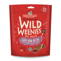 Stella & Chewy's Wild Weenies en bolsa, premio proteico para entrenamiento canino.