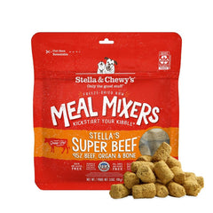 Stella & Chewy's mezcla-res-deshidratada-95 para perros, ideal como topper sabroso.
