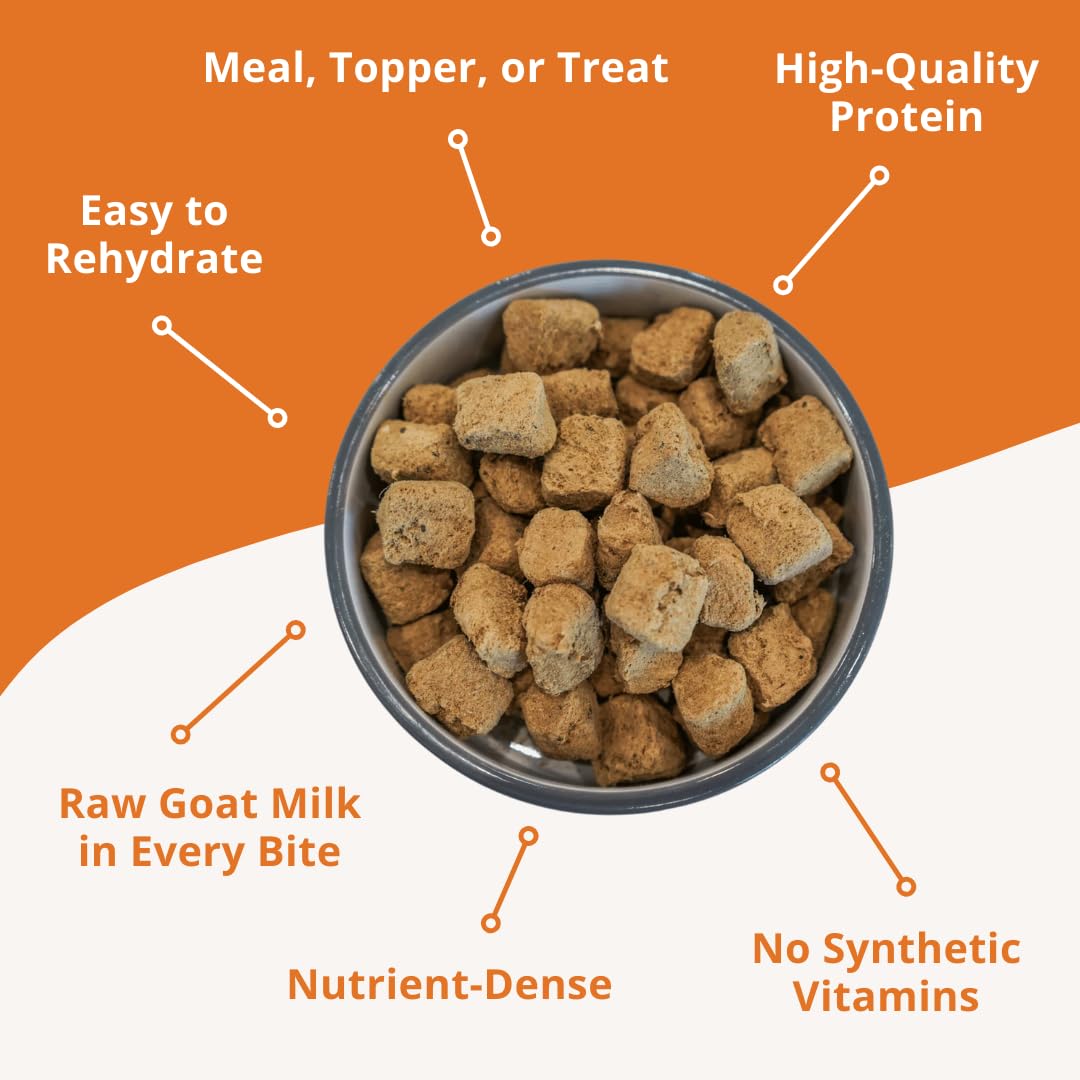Steve's Real Food Nuggets textura liofilizada de cerdo para una comida sabrosa.