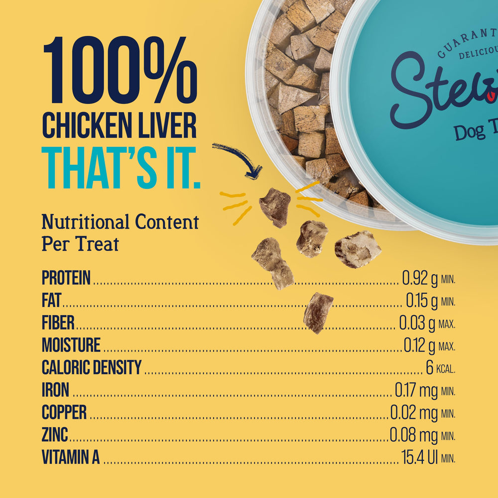 Stewart Higado de pollo uso complementario de alimento para perros.