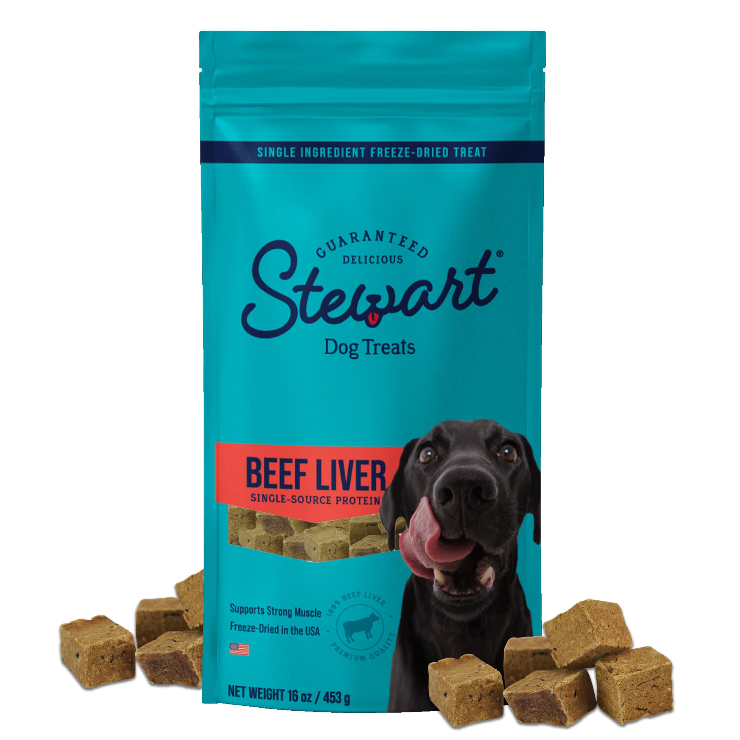 Stewart higado de res deshidratado: snack proteico ideal para entrenamiento.