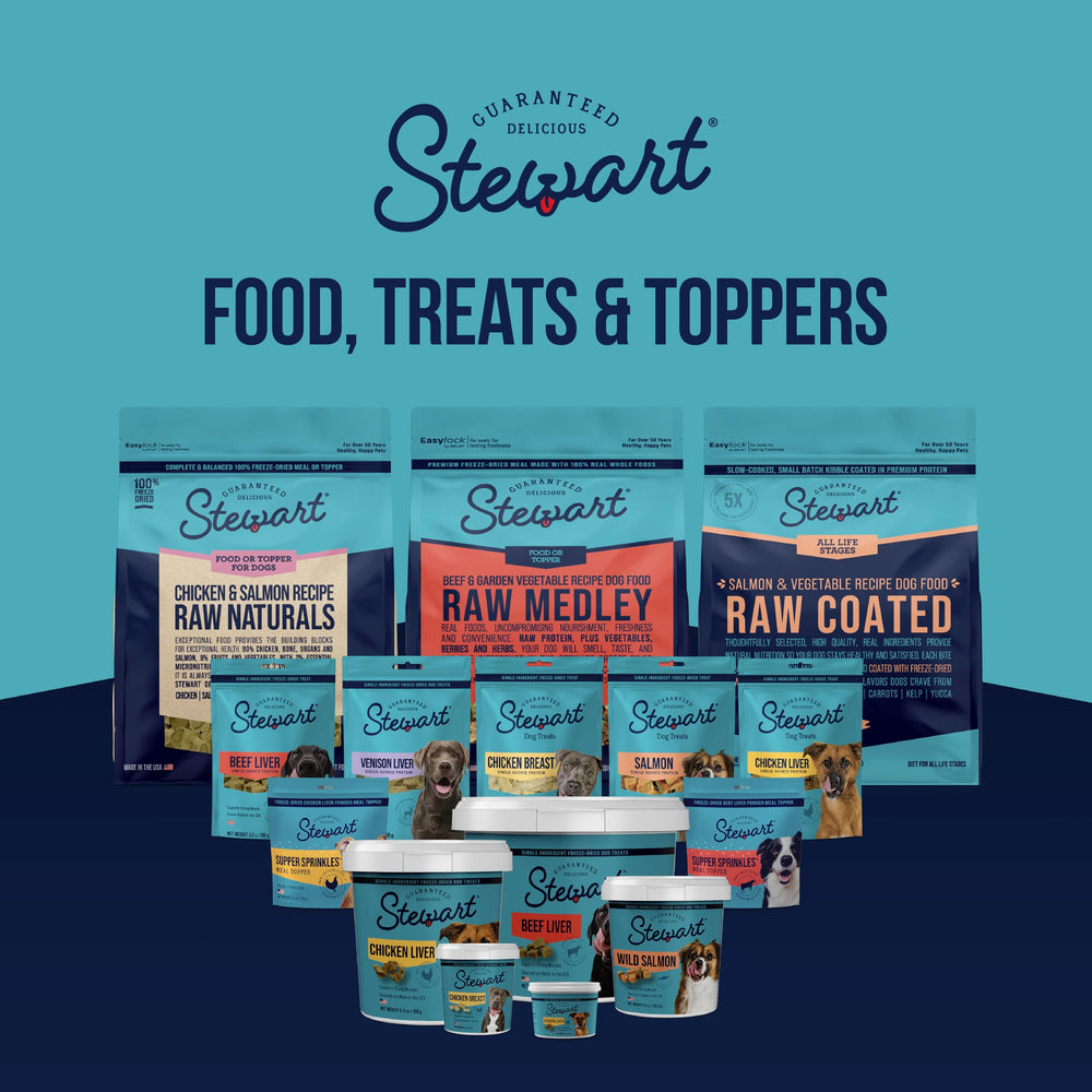 Stewart Salmón: snack crujiente ideal para perros grandes.