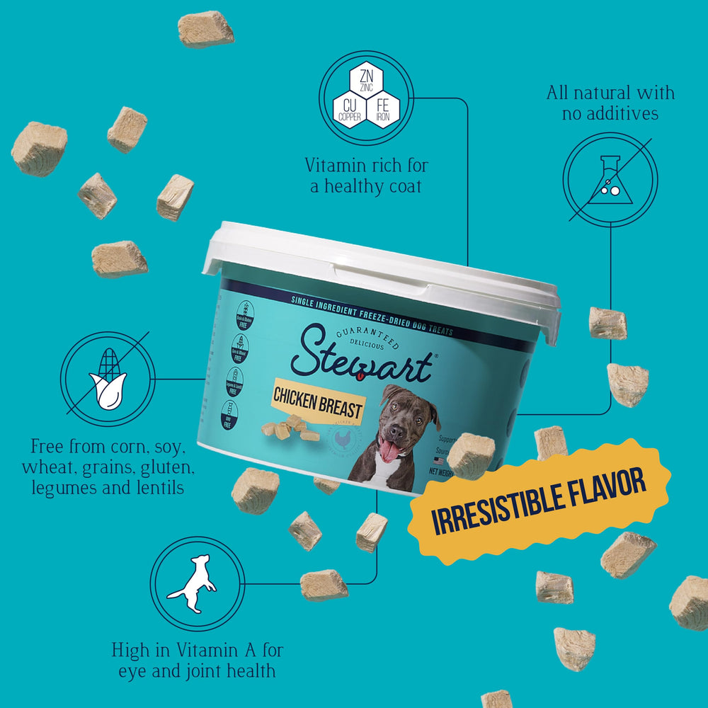 Stewart sin granos y sin gluten, opción natural para perros