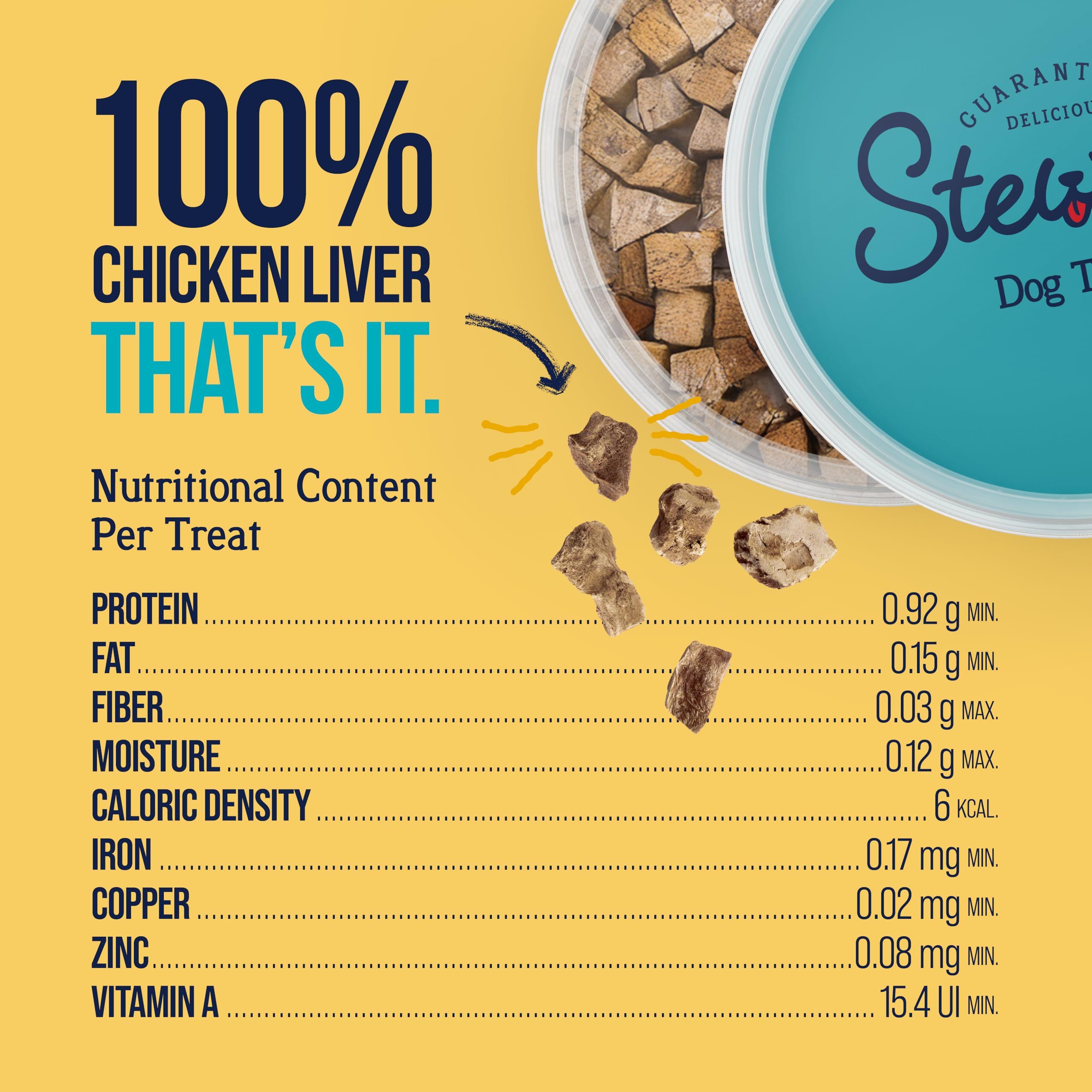 Stewart snack proteico para entrenamiento y enriquecimiento diario.