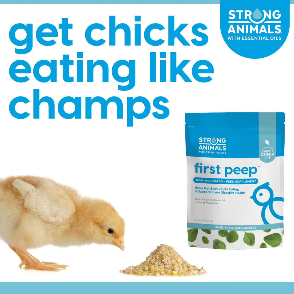 Strong Animals First Peep: dosificador para espolvorear sobre el alimento.