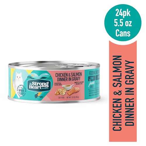 Pack de 24 latas de Strongheart para nutrición diaria del gato