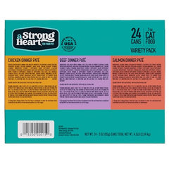 Strongheart pack-24-latas: variedad para rotar comidas sin complicaciones.