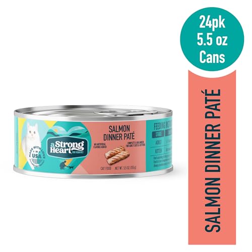 Strongheart Salmon Dinner Paté: salmón de alta calidad para nutrición equilibrada de tu gato
