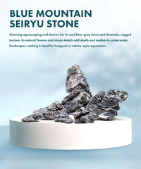 Rocas SubstrateSource para acuario, aristas y fisuras naturales para diseño iwagumi.