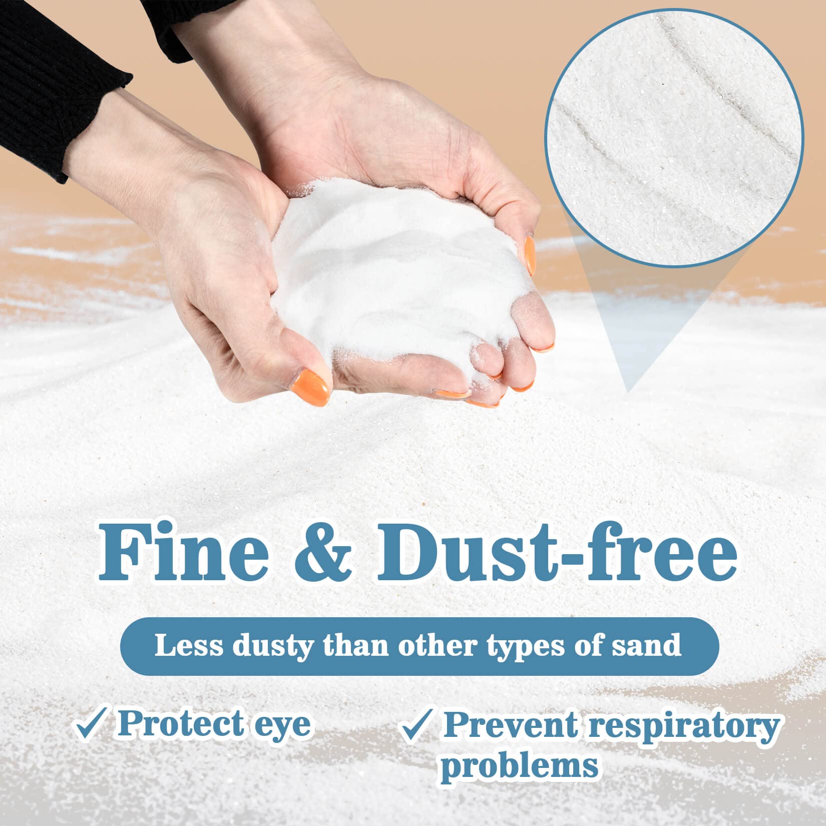Sukh baño arena para mascotas pequeñas