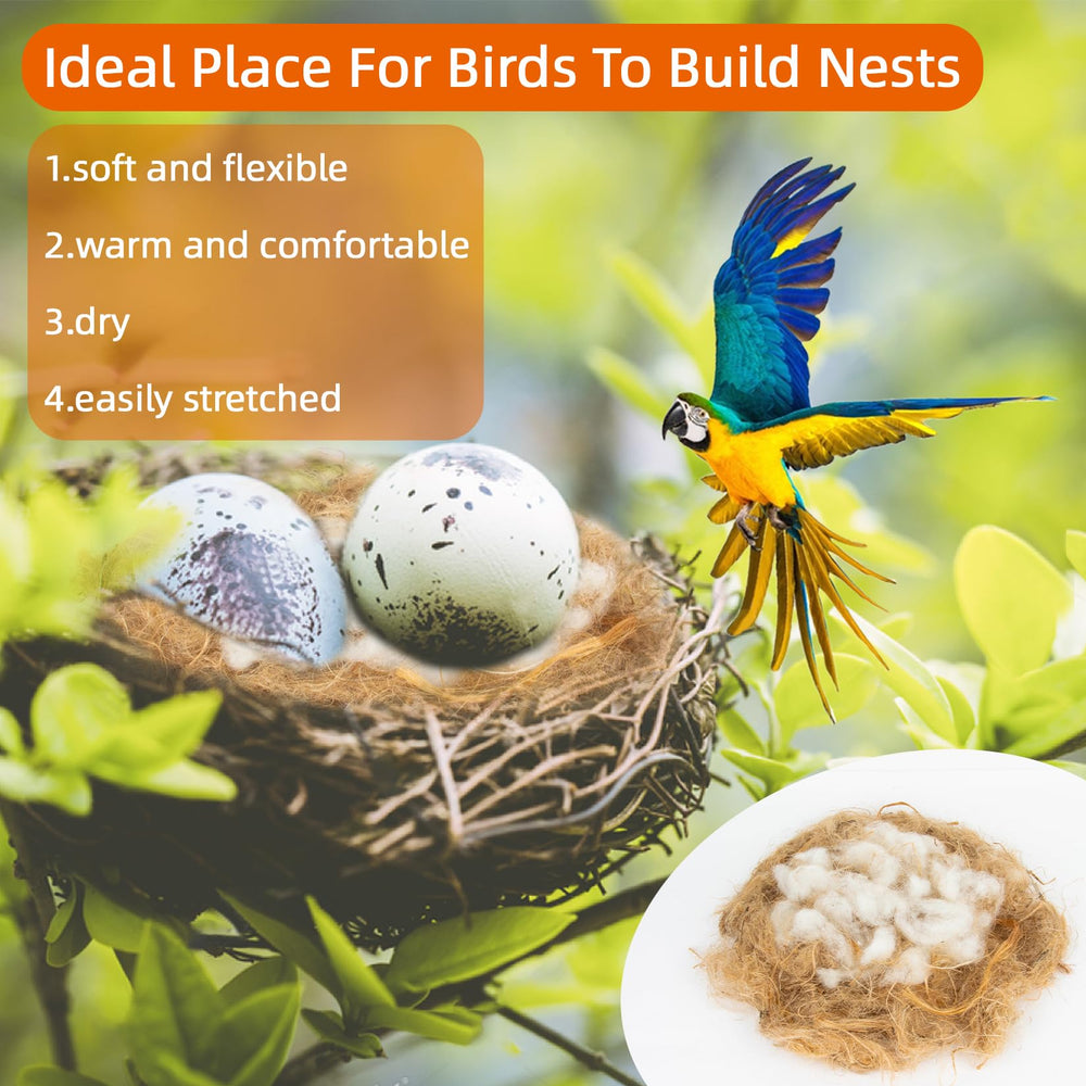 Sukh material nido para pájaros pequeños: ideal para budgies y canarios.