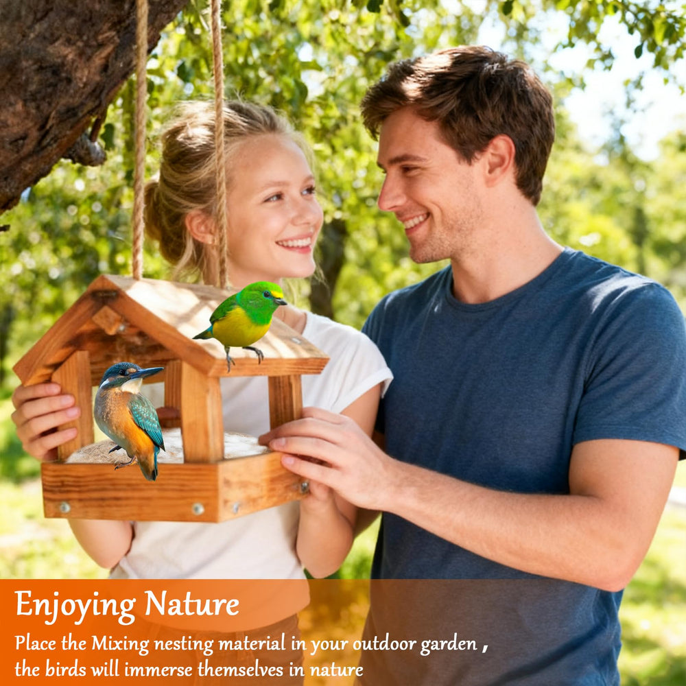 Sukh nido versátil para jaulas, jardines y troncos de árboles.