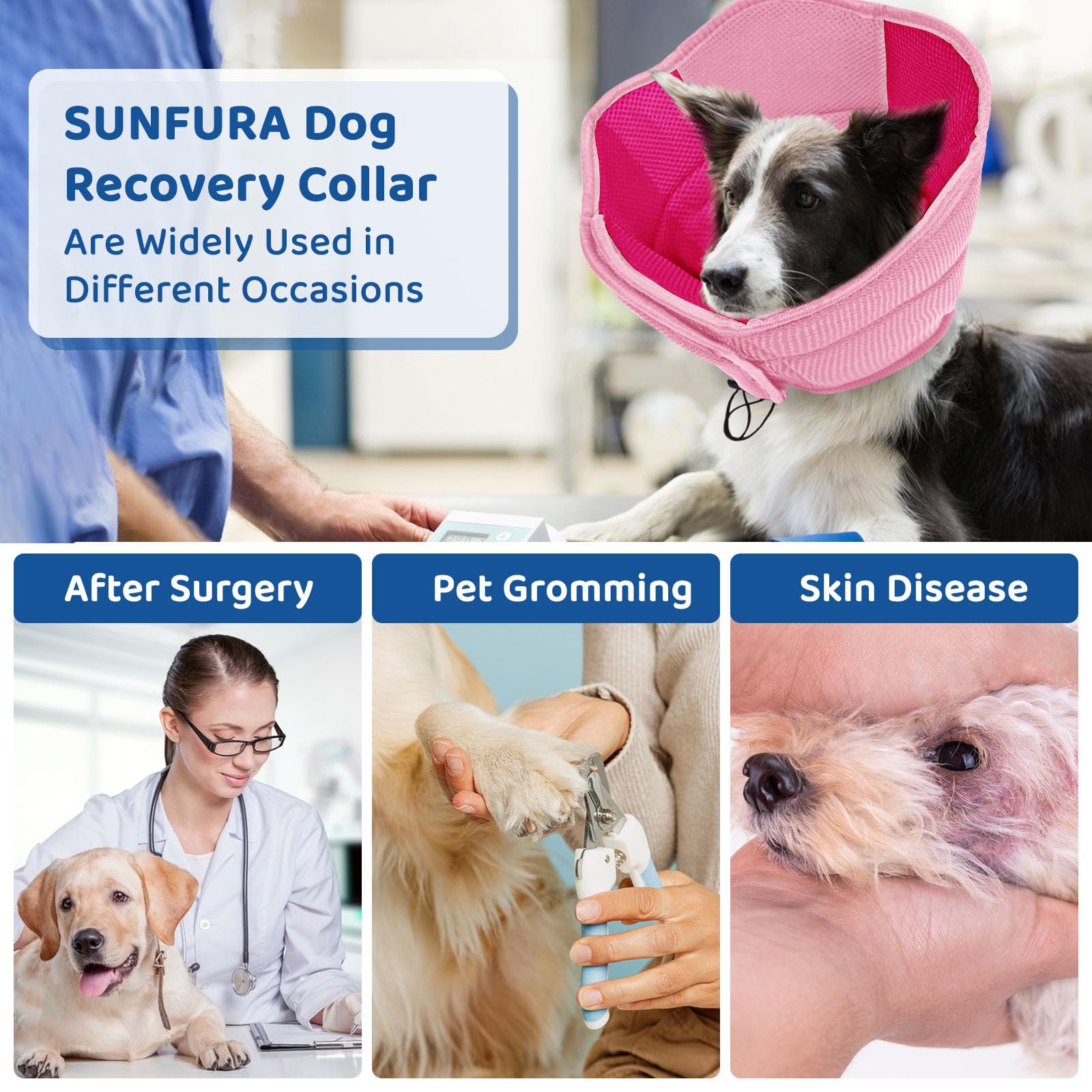 SUNFURA tamaño grande compatible con la mayoría de razas.