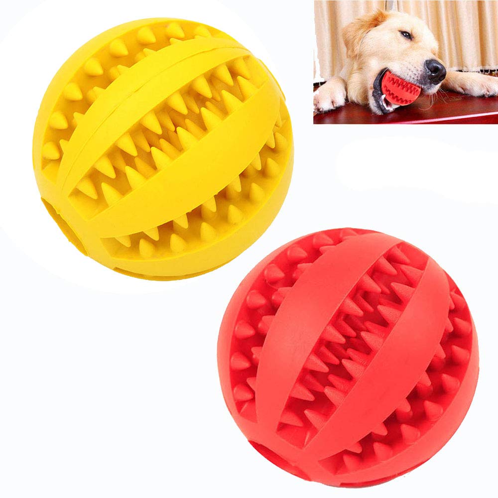 Sunglow, bola-juguete con textura de goma, resistente para mordidas.