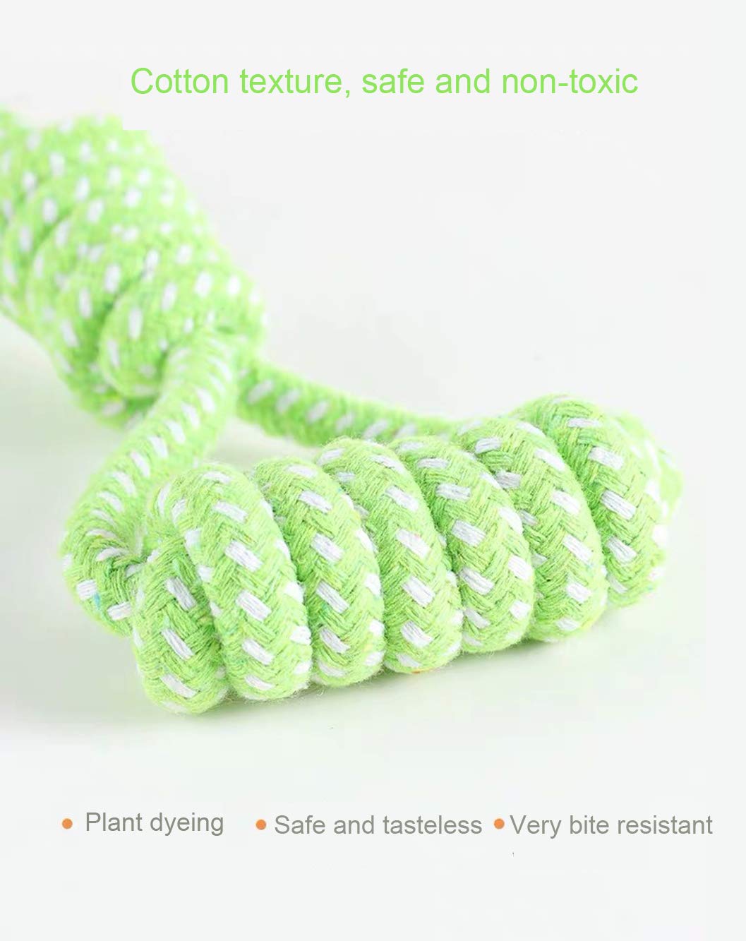 Sunglow Juguete de dientes para perros: limpieza suave durante juego