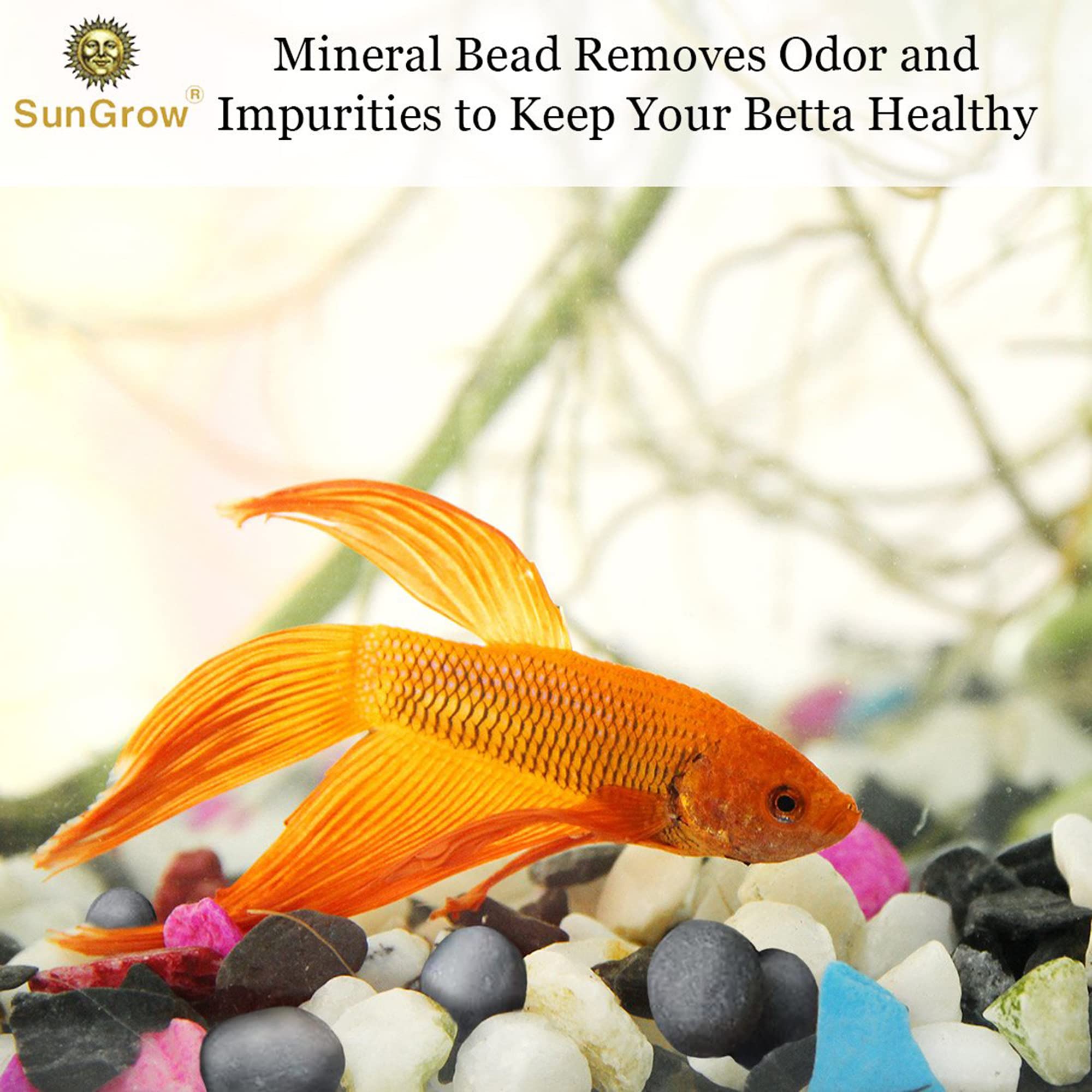 SunGrow Betta Balls: mejora la vitalidad y resistencia del acuario de bettas