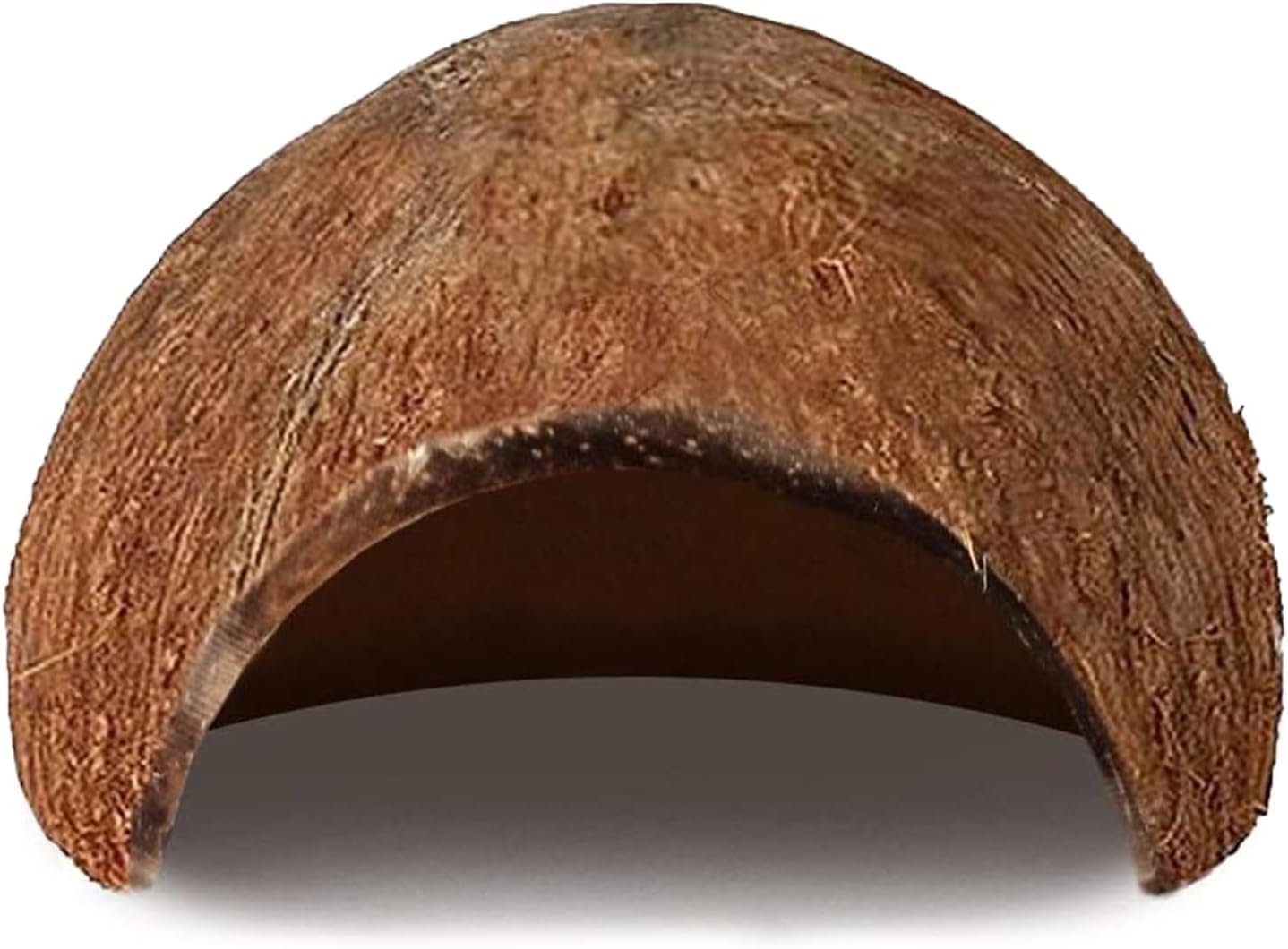 SunGrow Cueva Betta de Coco: refugio exterior de cáscara para descanso seguro.
