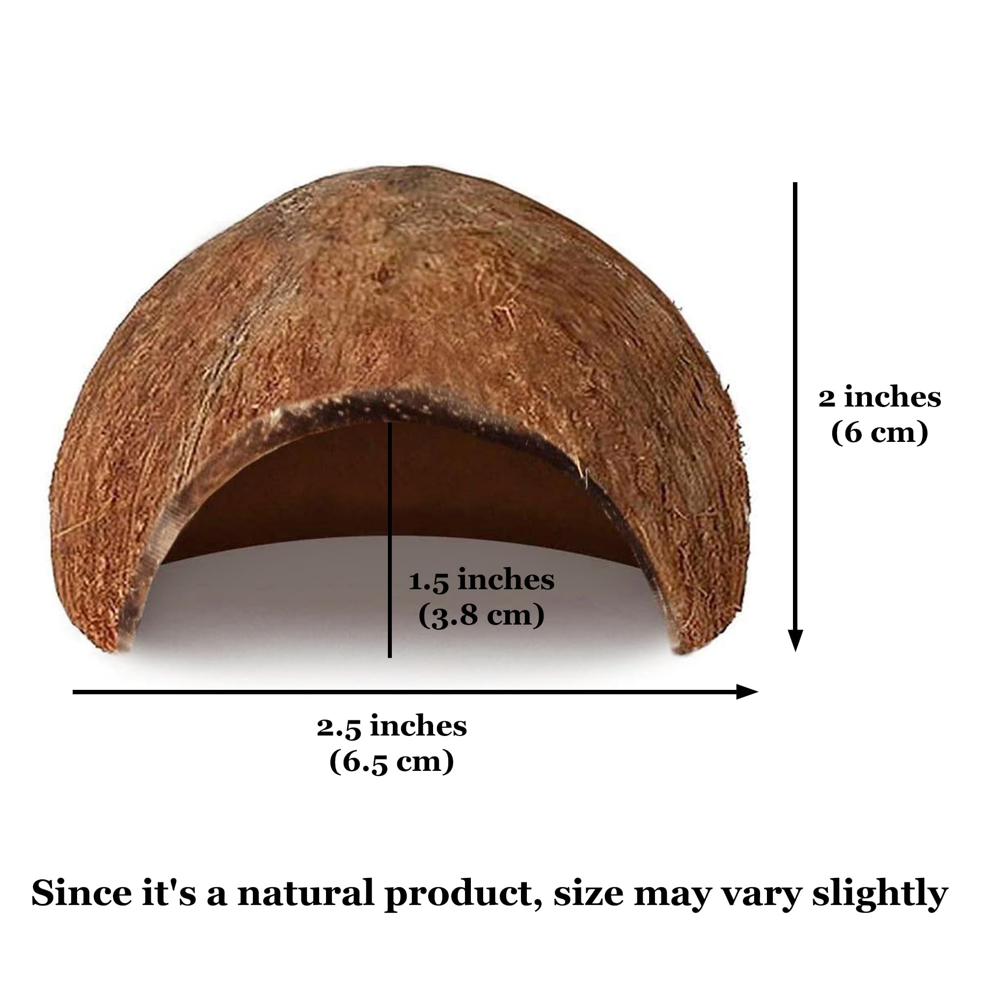 SunGrow Cueva Betta de Coco: compatible con acuario comunitario.