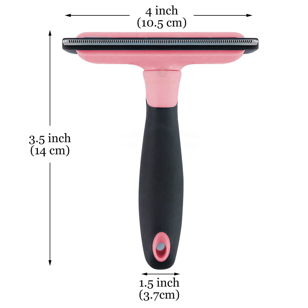 SunGrow cepillo despelador, cabello limpio y sedoso tras la sesión de cuidado.