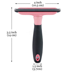 SunGrow cepillo despelador, cabello limpio y sedoso tras la sesión de cuidado.