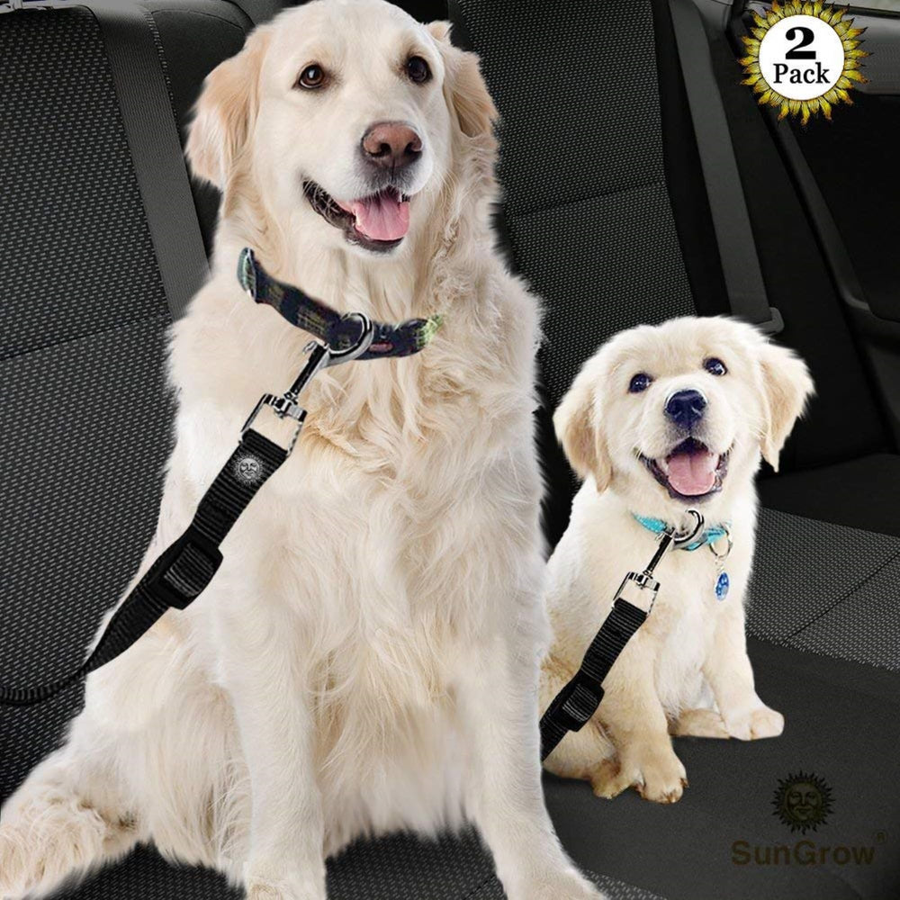 SunGrow correa-seguridad-mascotas-coche-duradera para traslados largos.
