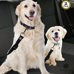 SunGrow correa-seguridad-mascotas-coche-duradera para traslados largos.