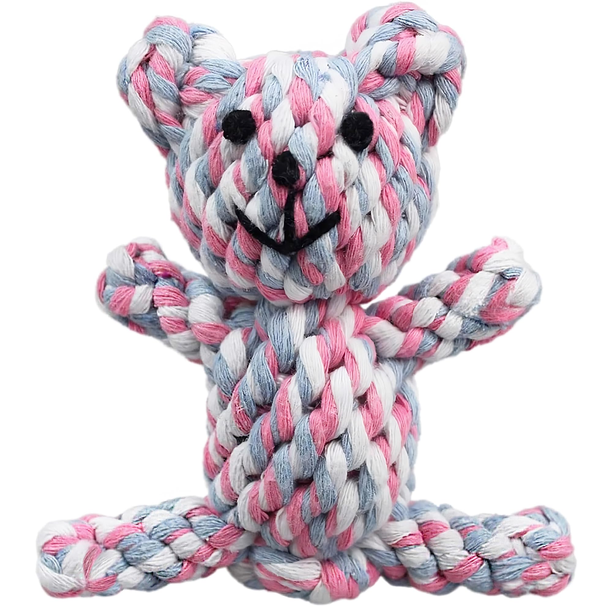 SunGrow oso peluche denticion nudo cuerda, ideal para juego suave y mordida