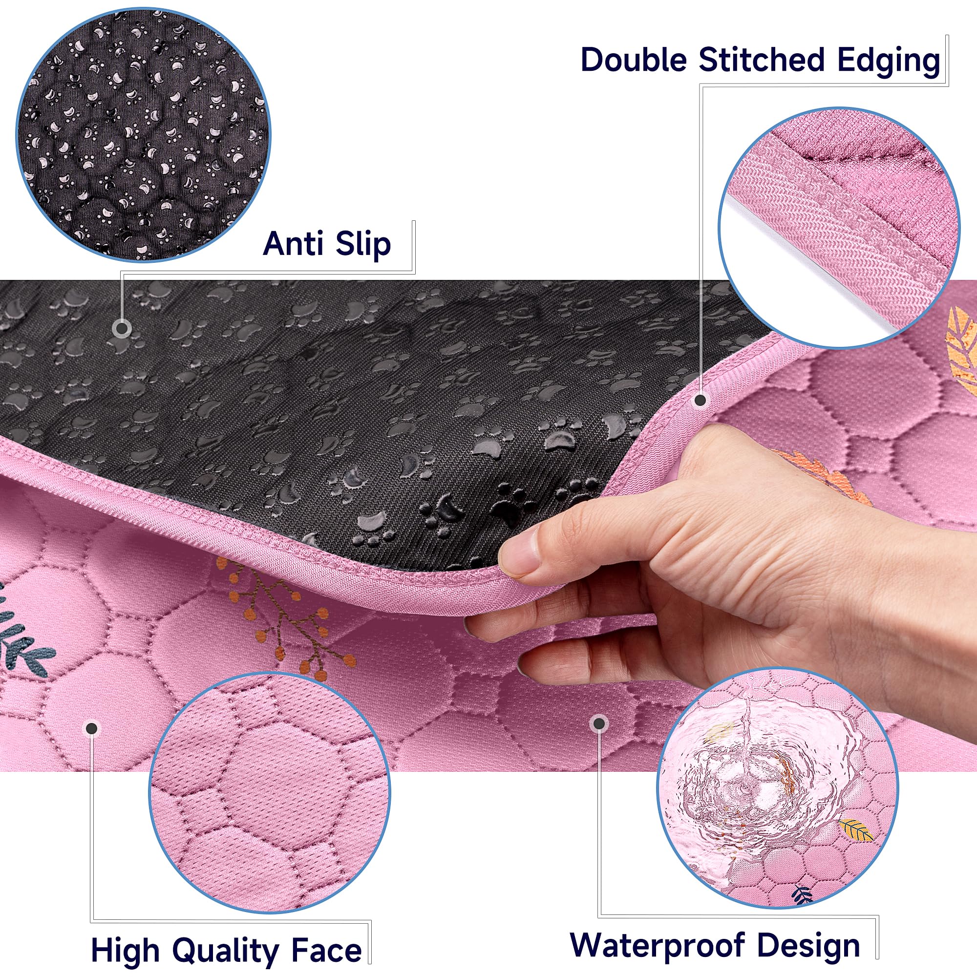 Sunheir base antideslizante en forma de pata mantiene la almohadilla estable.