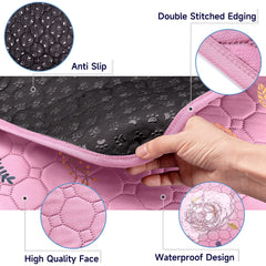 Sunheir base antideslizante en forma de pata mantiene la almohadilla estable.
