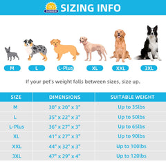 Sunheir cama ortopédica para perros pequeños, base antideslizante para estabilidad durante el descanso.