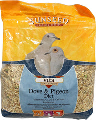 Sunseed Vita Sunscript Dove Pigeon en empaque práctico para almacenamiento diario