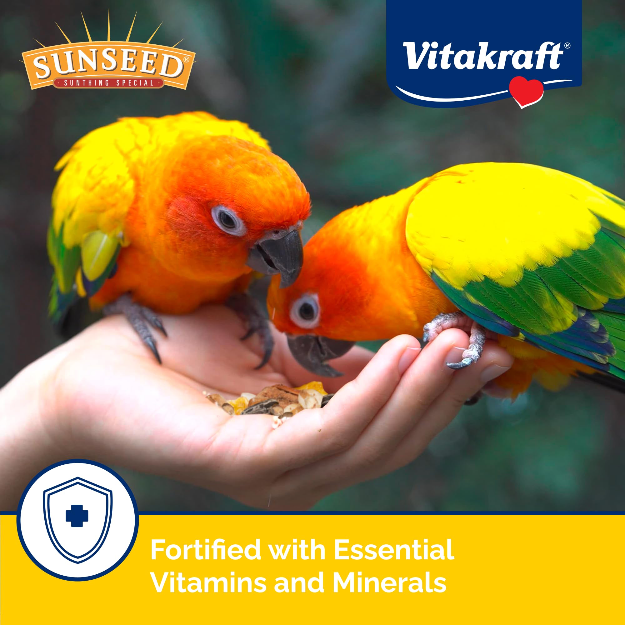 Sunseed Vita Prima Conuro, color natural sin colorantes artificiales.
