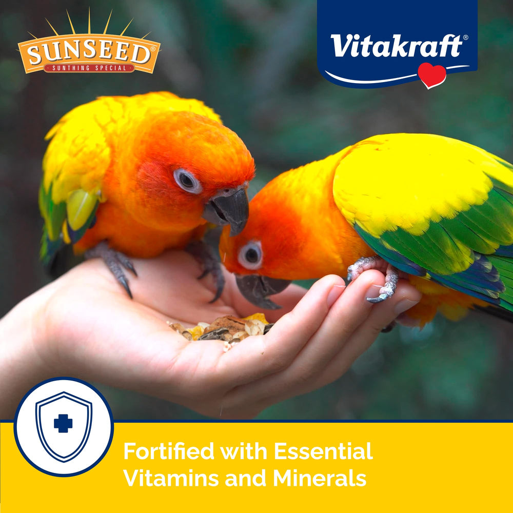 Sunseed Vita Prima Conuro, color natural sin colorantes artificiales.