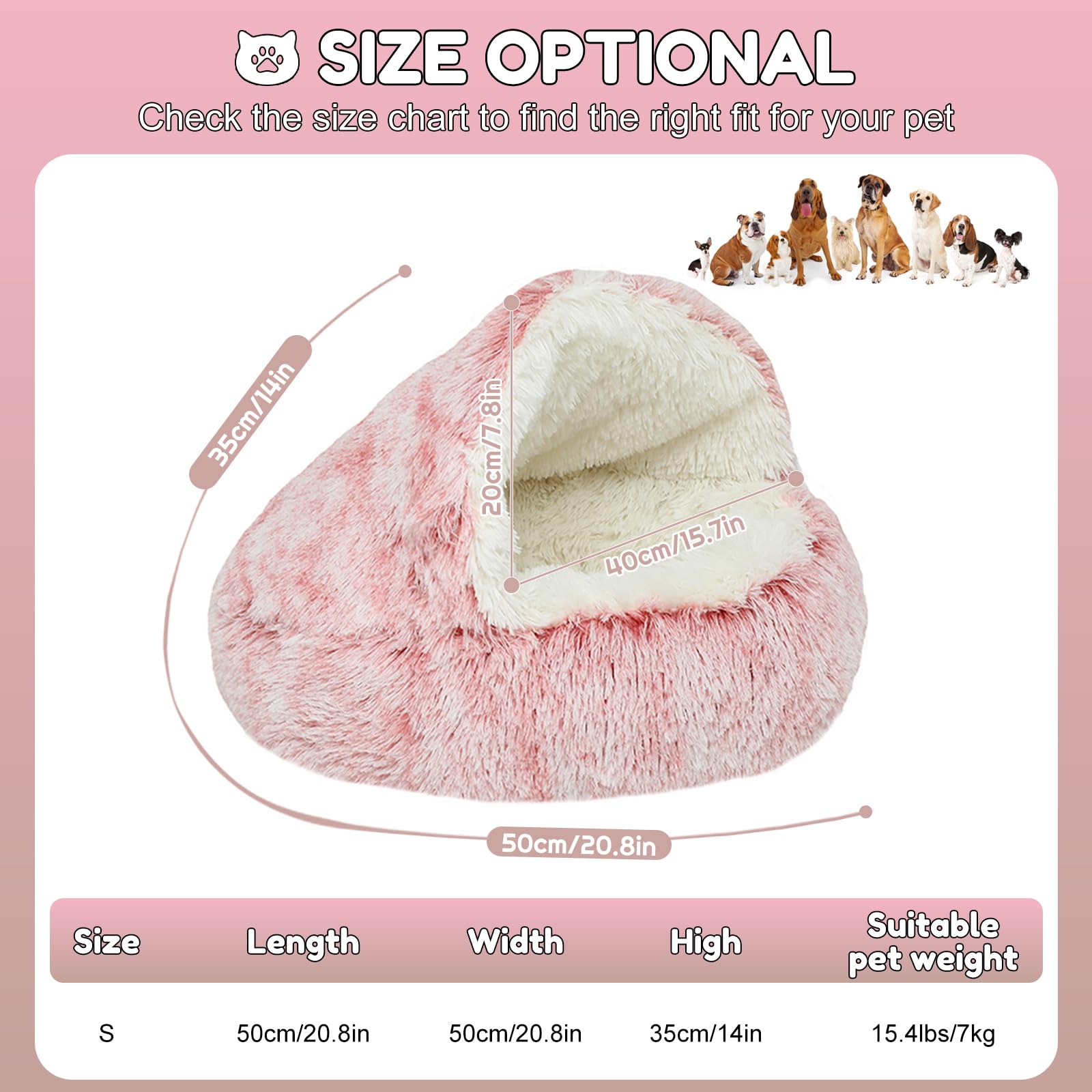 SUOXU Tejido felpa cálido, ideal para inviernos