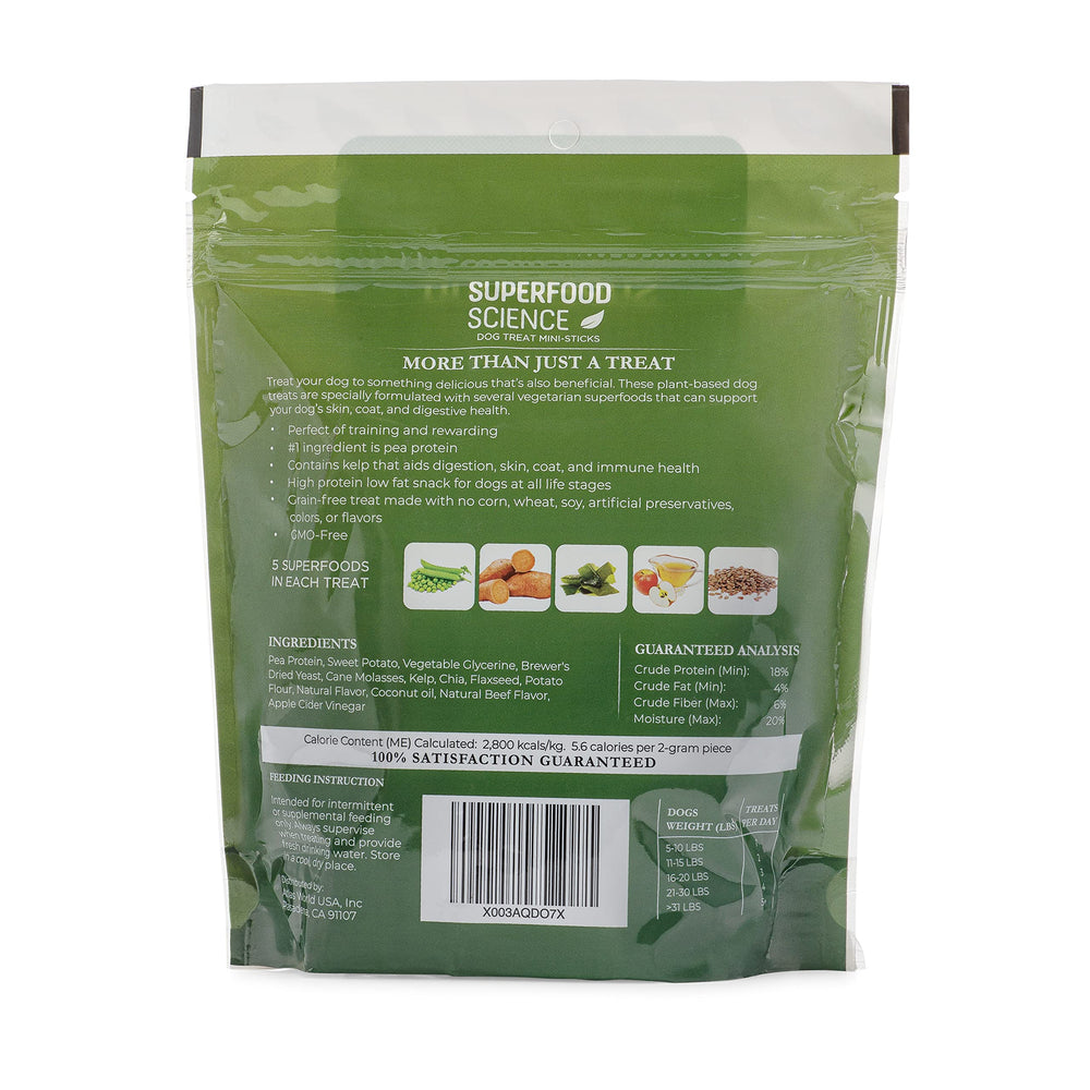 Chia et lin dans les friandises Superfood Science favorisant une digestion harmonieuse.