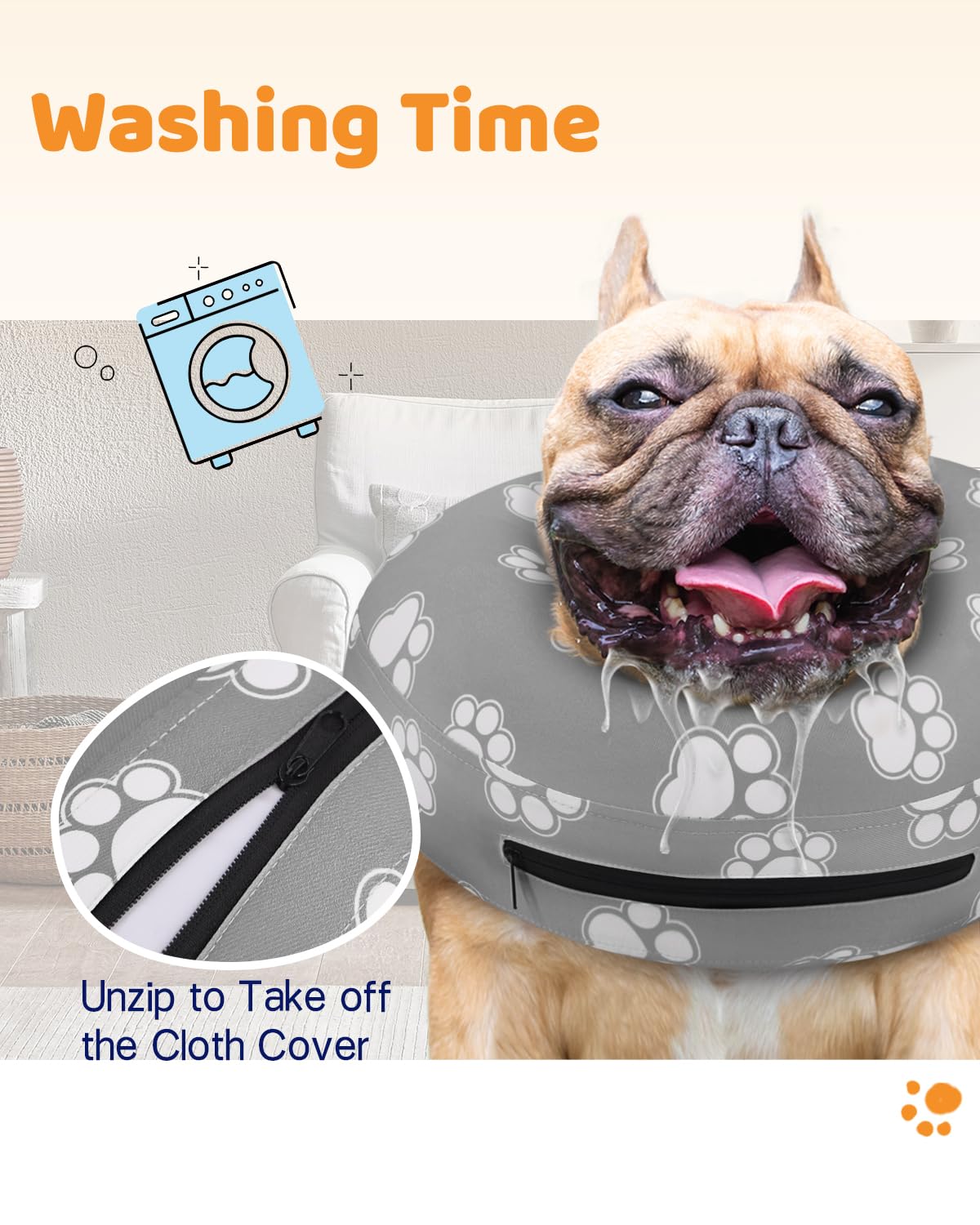 Supet collar ajuste preciso para perro, ajuste perfecto sin resbalar.