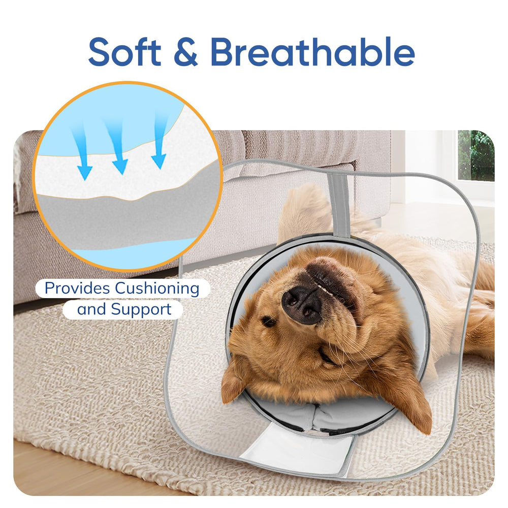 Supet collar alzado funda-lavable-cierre-oculto: limpieza fácil y rápida.