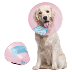 Supet collar cono ajustable para perros, cómodo durante la recuperación