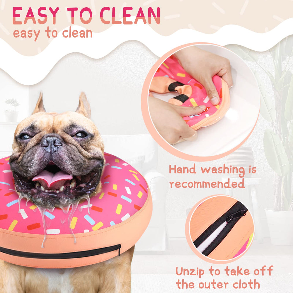 Funda externa fácil de limpiar del collar Supet dona inflable.