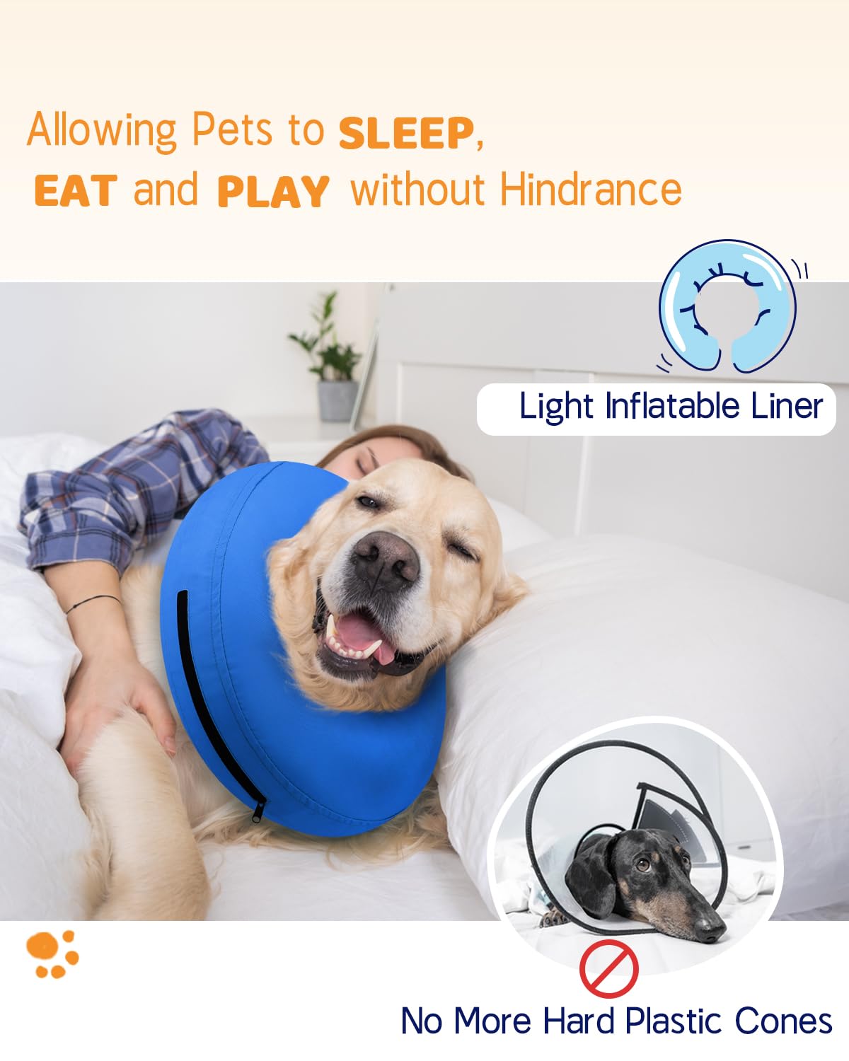 Supet collar donut inflable ofrece confort ergonómico durante el reposo.