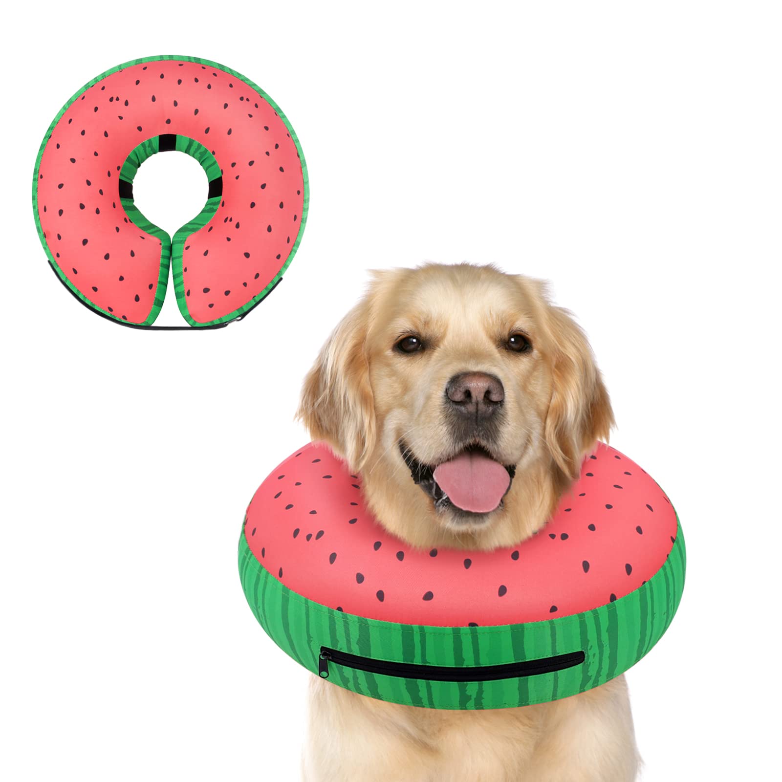 Supet collar inflable para perro postoperatorio protege la herida sin obstaculizar la respiración