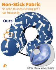 Supet cono inflable diseño sin obstruir la visión del perro.