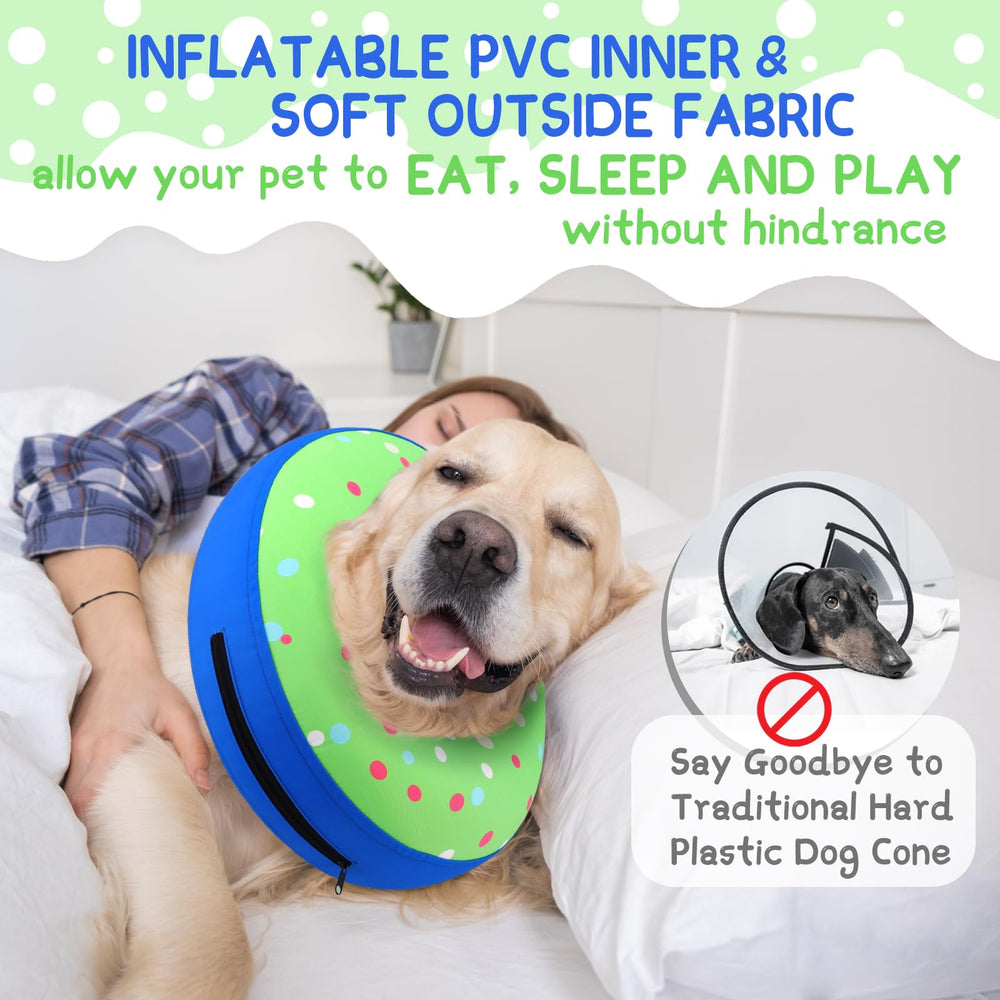 Supet Collar Donut Inflable, diseño cómodo y ligero para uso diario.