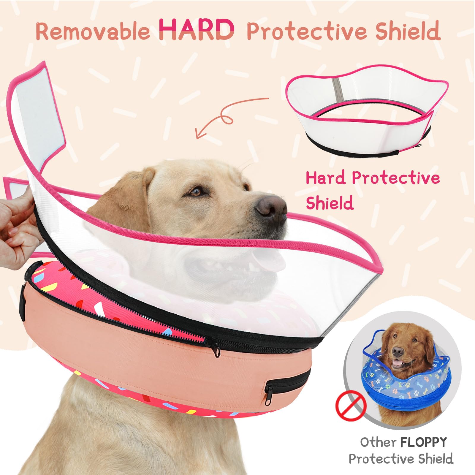 Supet collar inflable para postoperatorio facilita descanso cómodo y reposo seguro