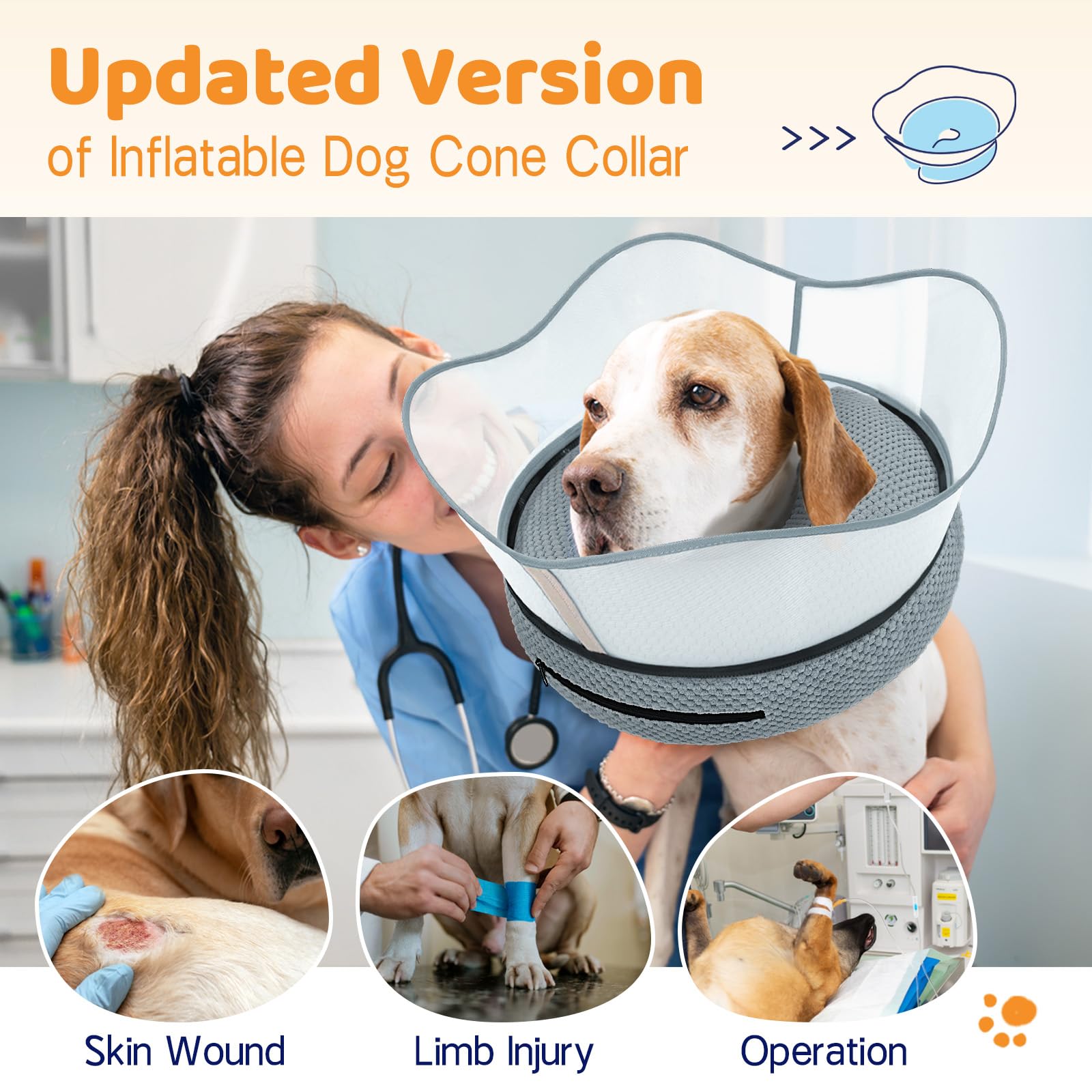 Supet forro tridimensional suave: funda lavable que mantiene higiene y comodidad durante la recuperación.
