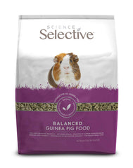 Supreme Petfoods Science Selective para cobayas, alimento diario que favorece la digestión y dientes.